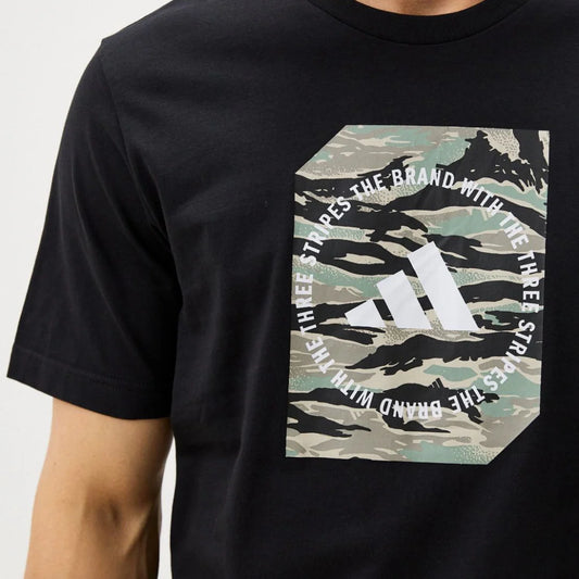 AD Camo Shape Graphic Tee Black