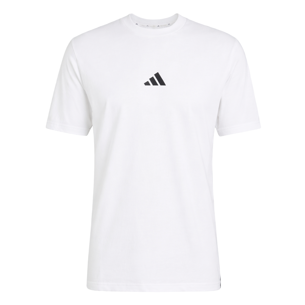 Essentials 3-Stripes Single Jersey Tee white