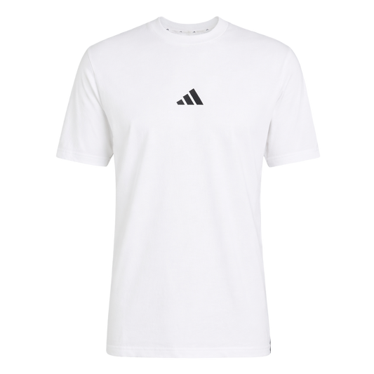 Essentials 3-Stripes Single Jersey Tee white