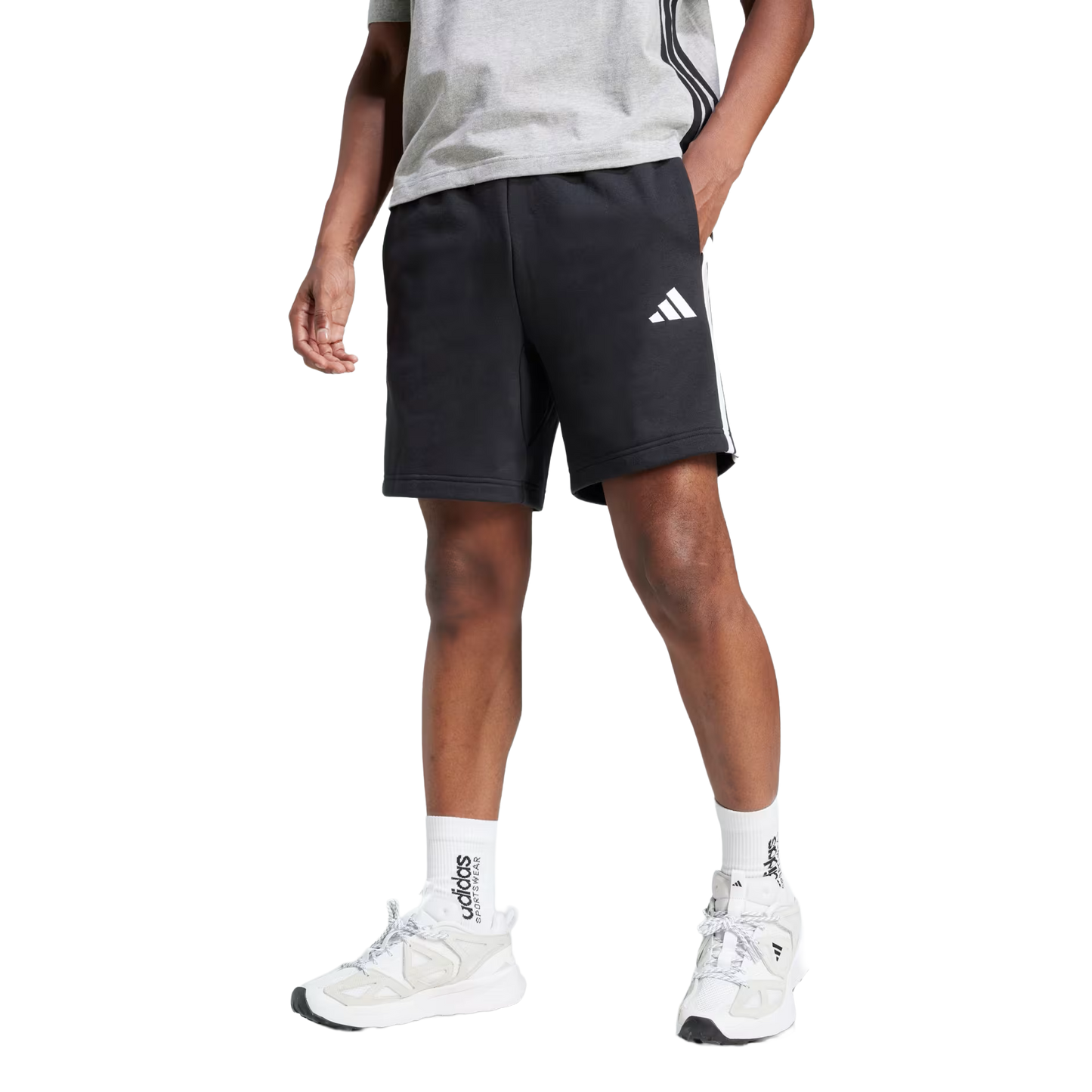 Essential 3-Stripes French Terry Shorts