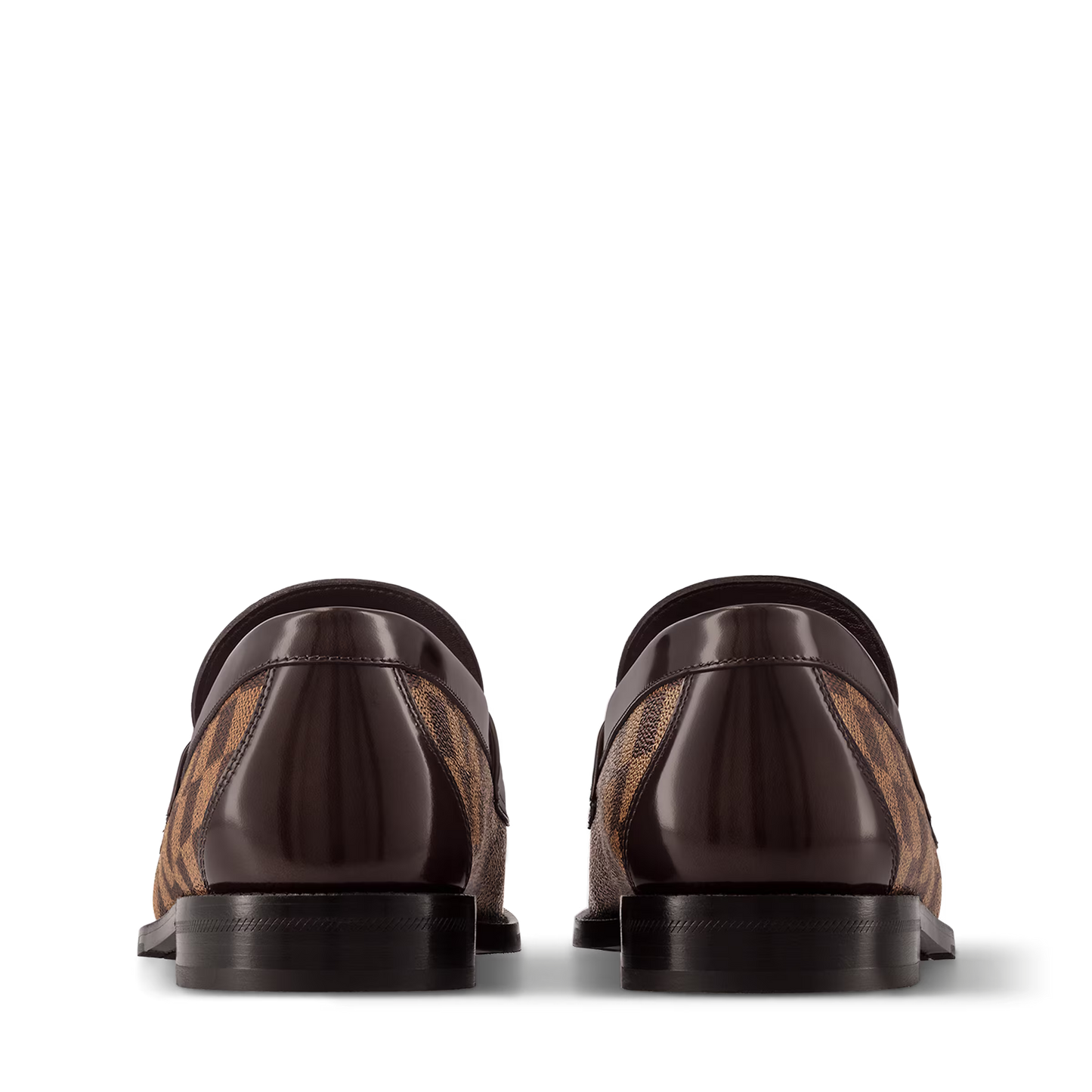 LV Checkered Major Loafer - Brown
